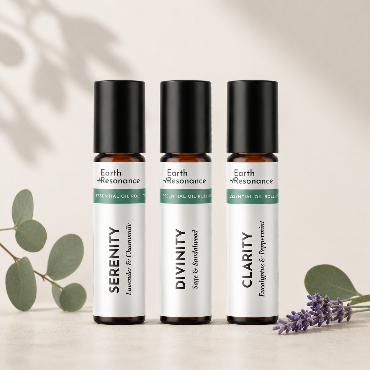The Senses Set — Three Essential Oil Roll-Ons